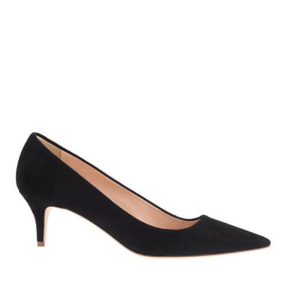 J. Crew Shoes - New JCREW Dulci Kitten heels in Black Suede